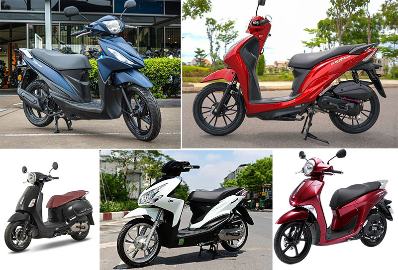 Các mẫu xe tay ga bình dân hao xăng nhất Việt Nam