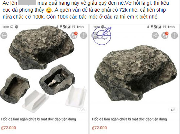 Hộc đá giấu tiền, các ông chồng âm thầm rủ nhau mua