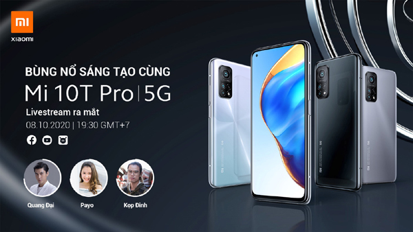 Xiaomi ra mắt Mi10T Pro tại Việt Nam