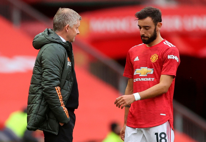 Solskjaer lo ngại Bruno Fernandes kiệt quệ vì áp lực ở MU