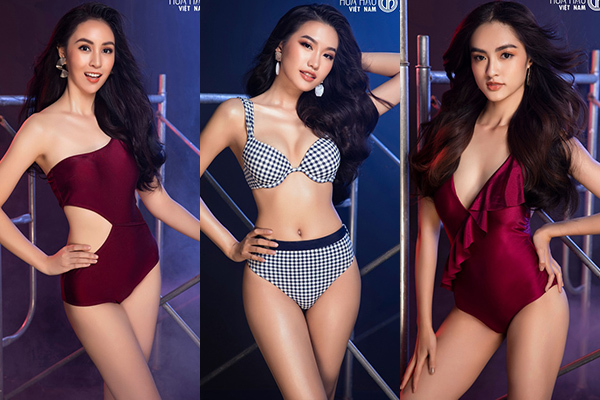 Thí sinh vòng bán kết Hoa hậu Việt Nam 2020 rực lửa với bikini