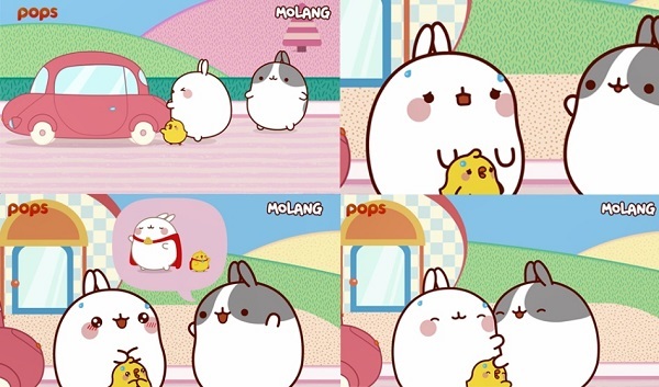 2번째 이미지. Molang. Cute cartoon , Kawaii HD phone wallpaper | Pxfuel