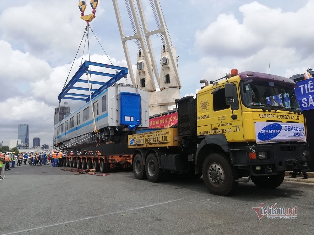 Toàn cảnh depot Long Bình, nơi tiếp nhận ba đoàn tàu đầu tiên của metro số 1