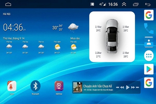 Icar ra mắt dòng cảm biến áp suất lốp android thông minh