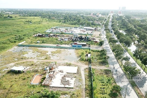 Cưỡng chế công trình không phép, chiếm đất tại dự án KCN 'treo' 18 năm
