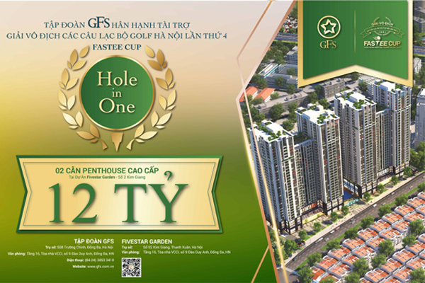 Fastee Cup lần thứ 4: Tặng penthouse cho cú đánh Hole in one