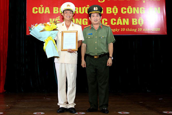 Thượng tá Nguyễn Nhật Trường làm Phó Giám đốc Công an An Giang