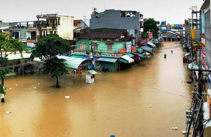 Bão suy yếu thành áp thấp, Quảng Nam - Đà Nẵng nguy cơ ngập diện rộng