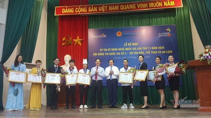Kết thúc kỳ thi kỹ năng nghề nhiều đổi mới: 168 thí sinh đạt huy chương