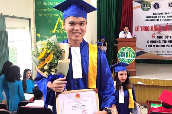 Nam sinh tốt nghiệp bác sĩ Thú y xuất sắc: Với em, nghề rất cao quý