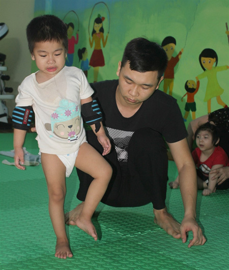 Rehab home for children with cerebral palsy in Ninh Binh