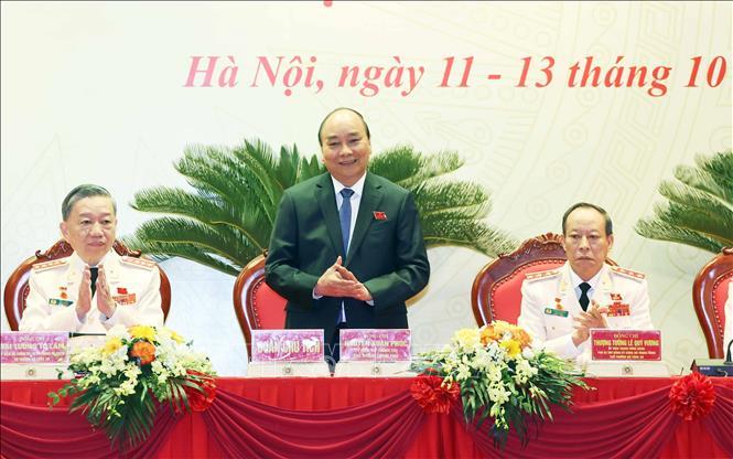 Thủ tướng Nguyễn Xuân Phúc dự Đại hội đại biểu Đảng bộ Công an Trung ương