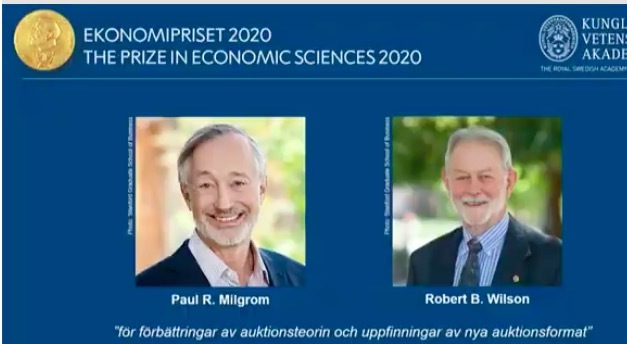 Hai nhà khoa học đoạt giải Nobel Kinh tế 2020