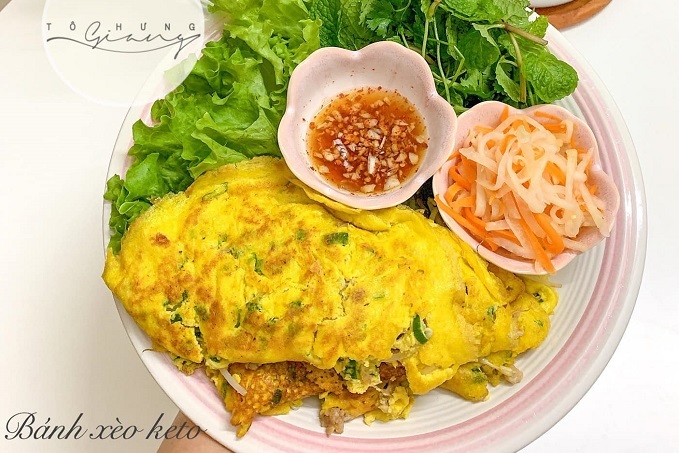 Bánh xèo đậm vị cho người ăn kiêng trong ngày se lạnh
