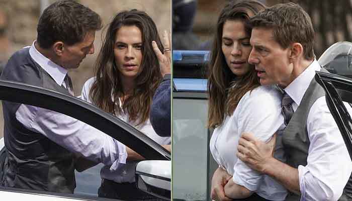 Tom Cruise thân mật với bạn diễn kém 20 tuổi trên phim trường