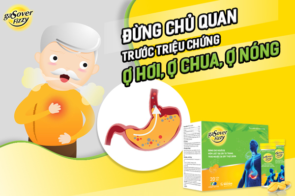 Làm gì khi hay bị ợ chua, ợ nóng, đầy hơi?