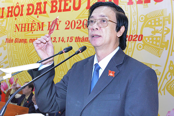 Ông Nguyễn Văn Danh tái đắc cử Bí thư Tỉnh uỷ Tiền Giang