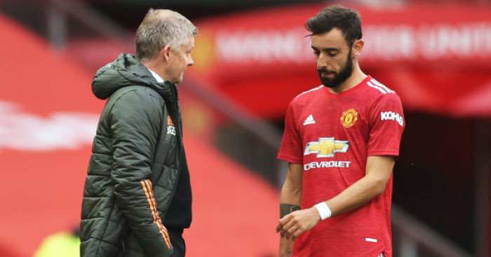 Bruno Fernandes gay gắt về tin đồn mâu thuẫn Solskjaer