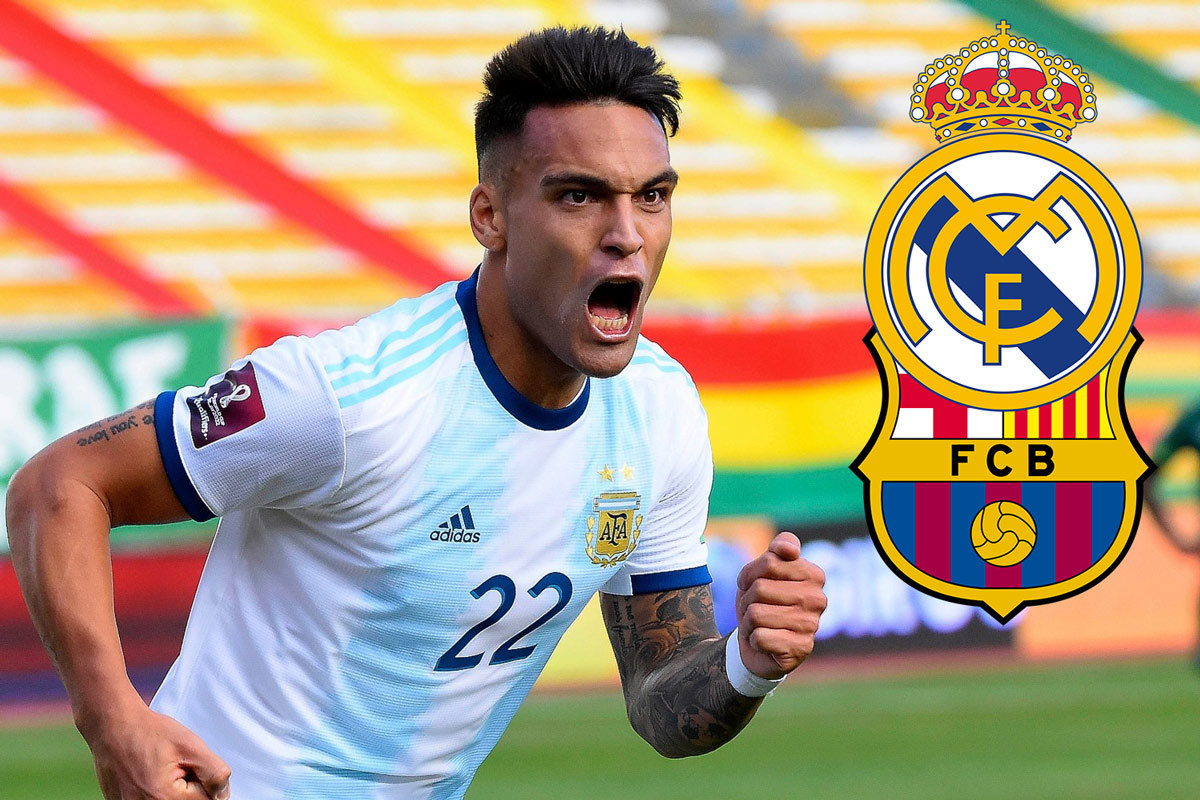 Real Madrid và Barca quyết đấu vì Lautaro Martinez