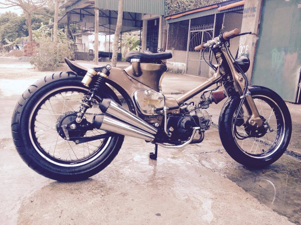 Ngắm những chiếc Honda Super Cub độ 2 pô cực chất