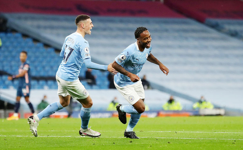 Sterling lập đại công, Man City hạ Arsenal