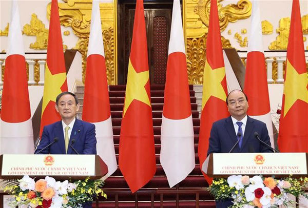 Vietnam plays a key role in Free and Open Indo-Pacific strategy, Japanese PM Suga says