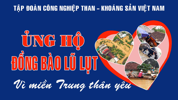 Tập đoàn TKV ủng hộ 5 tỷ đồng giúp đồng bào vùng lũ miền Trung