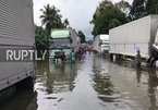 Bão lớn đổ bộ, nhiều nơi ở Philippines ngập lụt