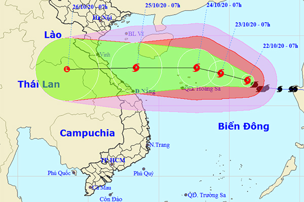 Bão số 8 giật cấp 14 quần thảo Biển Đông, tốc độ thất thường