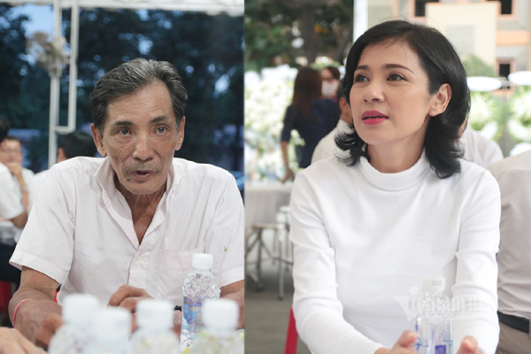 Thương Tín, Việt Trinh đến viếng và kể chuyện ân tình về NSND Lý Huỳnh