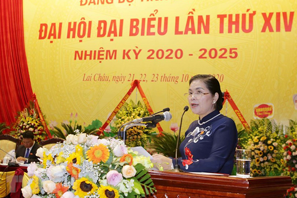 Bà Giàng Páo Mỷ tái đắc cử Bí thư Tỉnh ủy Lai Châu