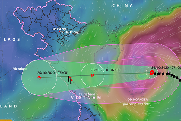 Bão số 8 giảm cấp, thẳng tiến Hà Tĩnh đến Quảng Trị