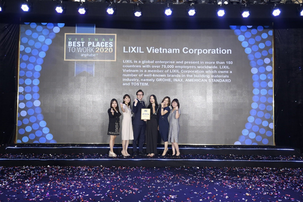 Lixil Việt Nam vào top 100 Nơi làm việc tốt nhất Việt Nam 2020