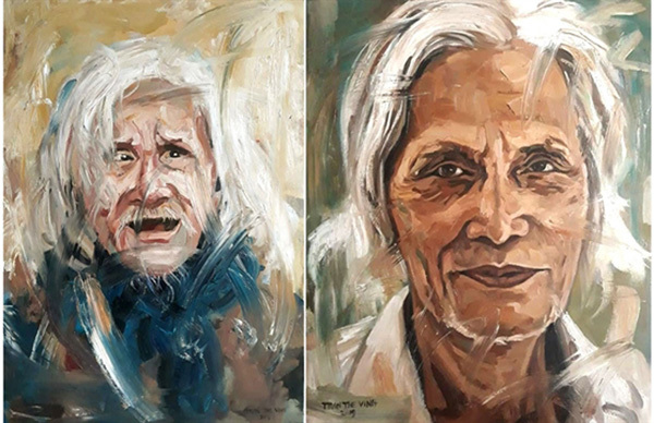 Portraits of Vietnam's well-known artists on display