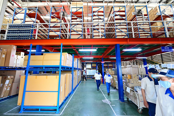 Kho hàng với 500.000 loại chi tiết linh kiện của Việt Nam Suzuki