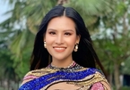 Thai Thi Hoa competes in evening gown segment at Miss Earth 2020