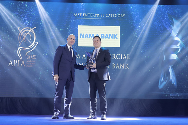 Nam A Bank nhận ‘cú đúp’ giải thưởng ở APEA 2020