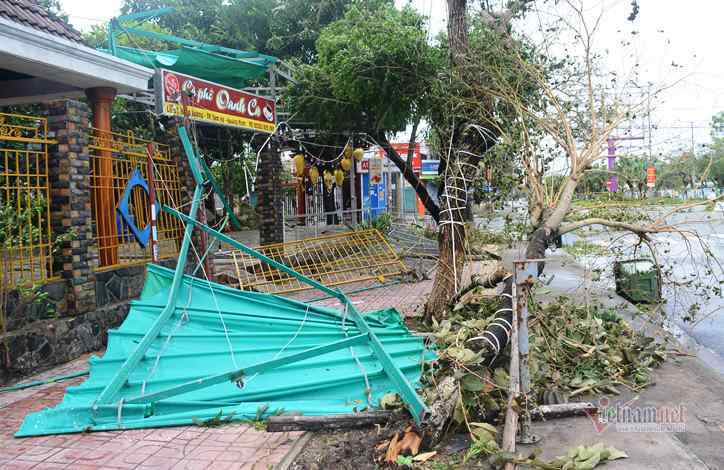 Sau bão số 9, đường phố Đà Nẵng, Quảng Nam tan hoang không ngờ