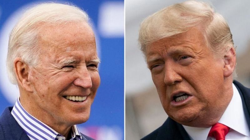 Ông Trump và đối thủ Biden giằng co quyết liệt sát Ngày Bầu cử