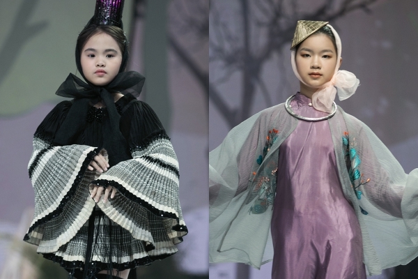 Mẫu nhí Minh Thảo diện trang phục lấy cảm hứng chim thiên đường của Vũ Việt Hà