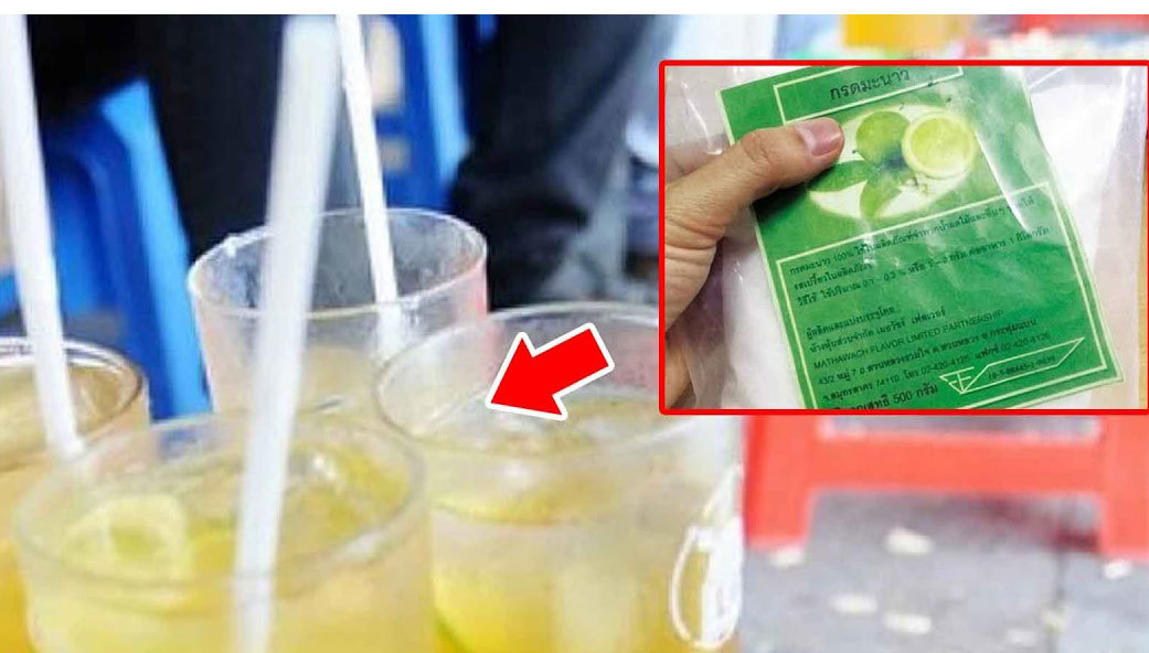 Rùng mình vì trà chanh không được làm từ trà và chanh