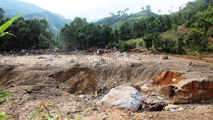 Warning system for landslides in communes remains poor