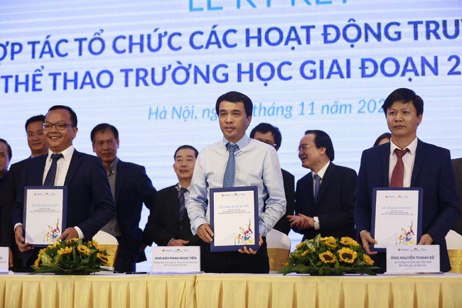 Dự án dài hạn đầu tiên về thể thao học đường trên toàn quốc