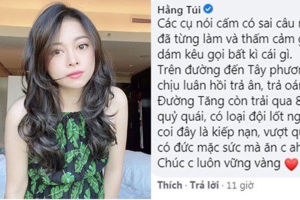 Hot mom Hằng Túi dù đang ở cữ vẫn không thể đứng ngoài vụ Thủy Tiên bị lập nhóm anti-fan, đoạn bình luận ngay lập tức đứng top vì nội dung bất ngờ