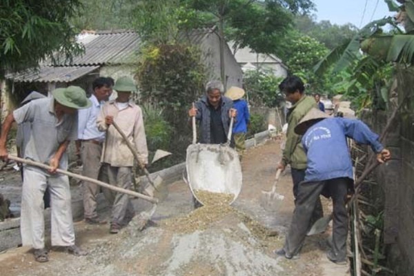 Đồng lòng xây dựng NTM, Hồng Lộc đang đổi thay từng ngày