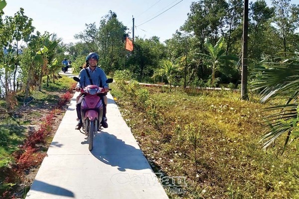 Tân Trung quyết tâm nâng chất các tiêu chí xây dựng nông thôn mới