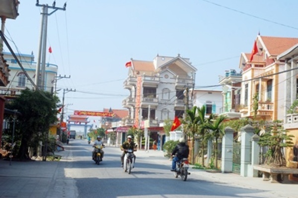 Tập trung vào tiêu chí văn hóa, nông thôn mới Giao Thủy ngày càng mới