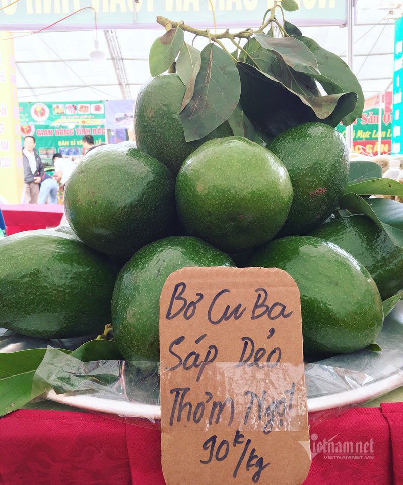 Quả bơ khổng lồ nặng 2 kg, hàng trên núi về gây sốt Hà thành