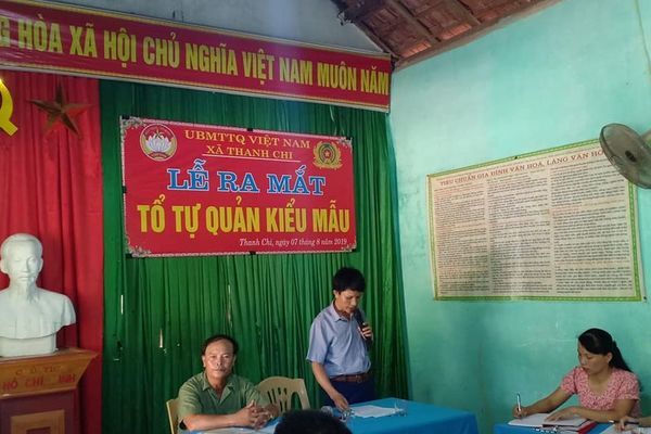 Mô hình Tổ tự quản kiểu mẫu trong xây dựng NTM ở Thanh Chương