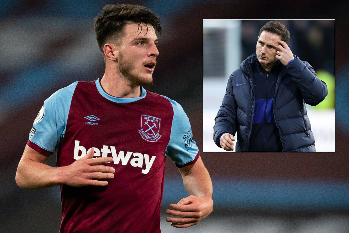 Lampard yêu cầu Chelsea mua ngay Declan Rice